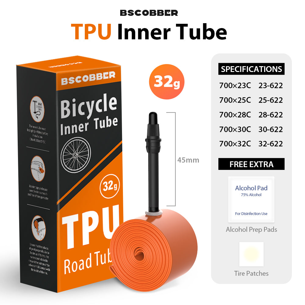 700c tpu bicycle tube 45 65mm tire Valve