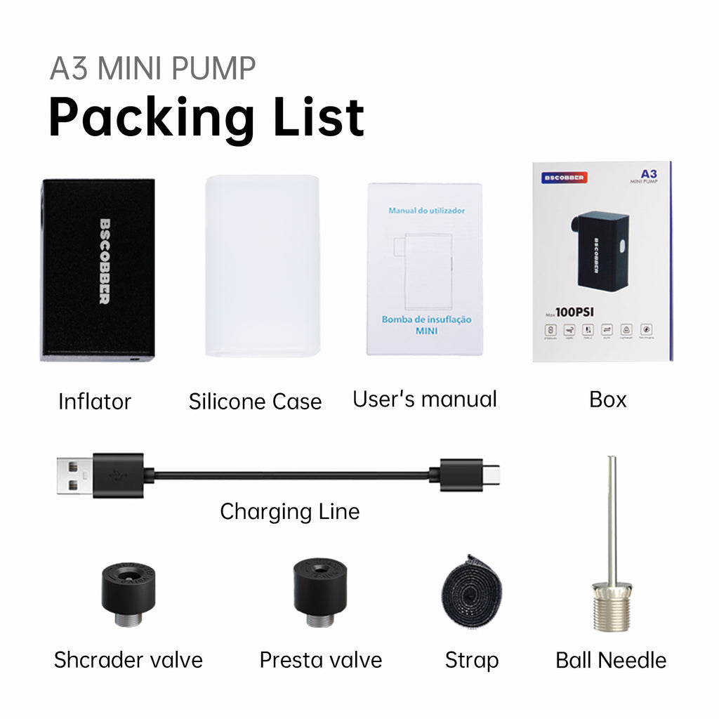 Mini Bike Pump A3 - BSCOBBER