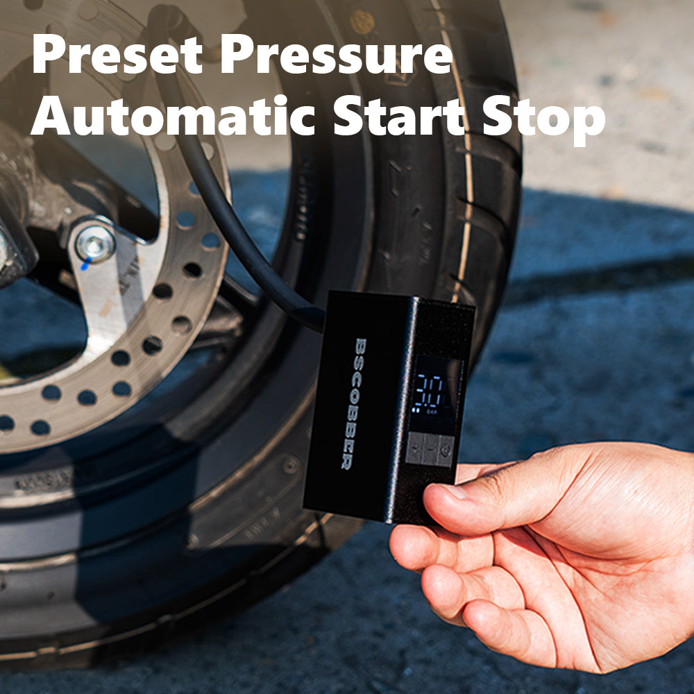 cycle pump for bicycle A3Max preset pressure automatic start stop