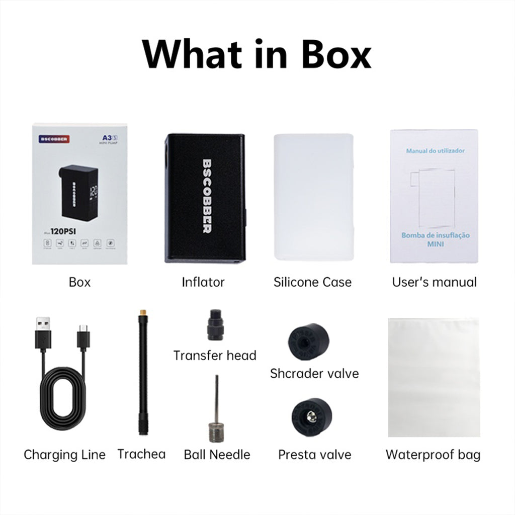 Bike Pump With Display A3S - BSCOBBER