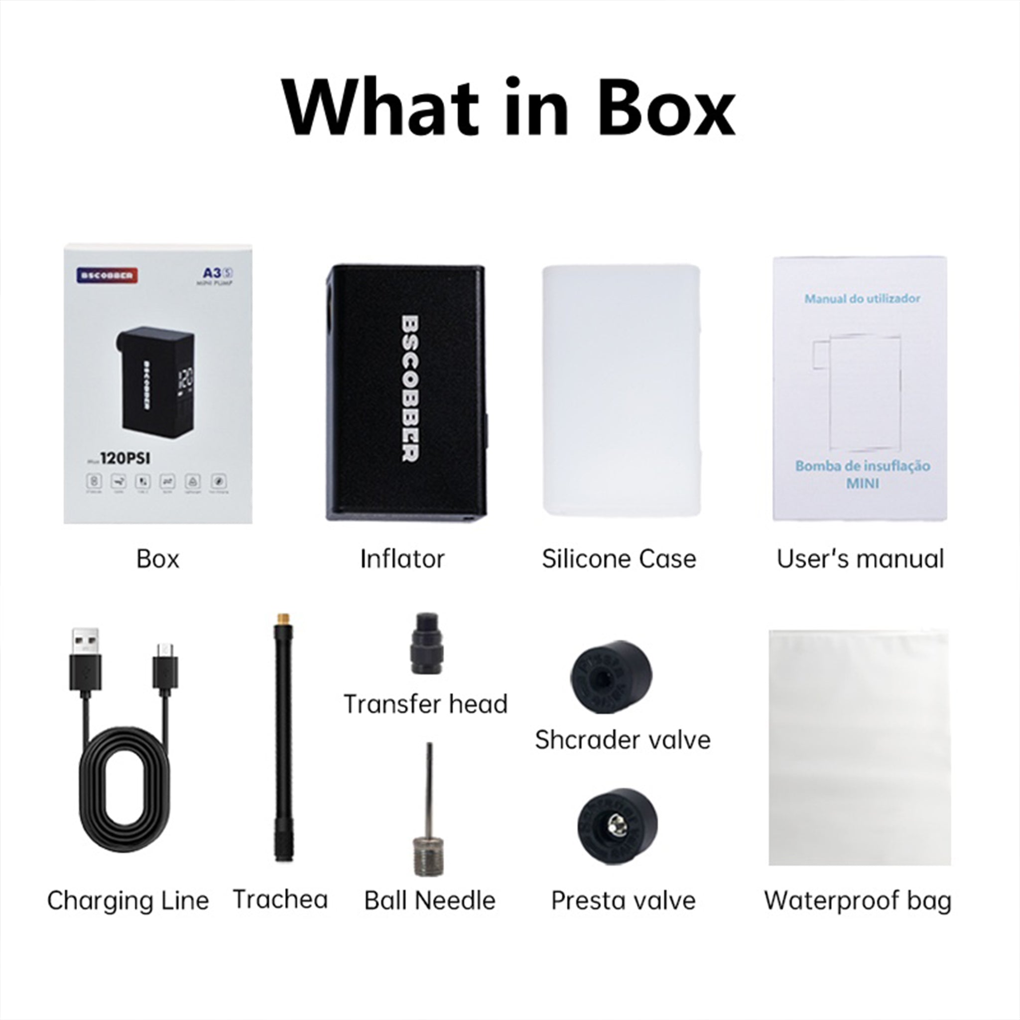 Bike Pump With Display A3S - BSCOBBER