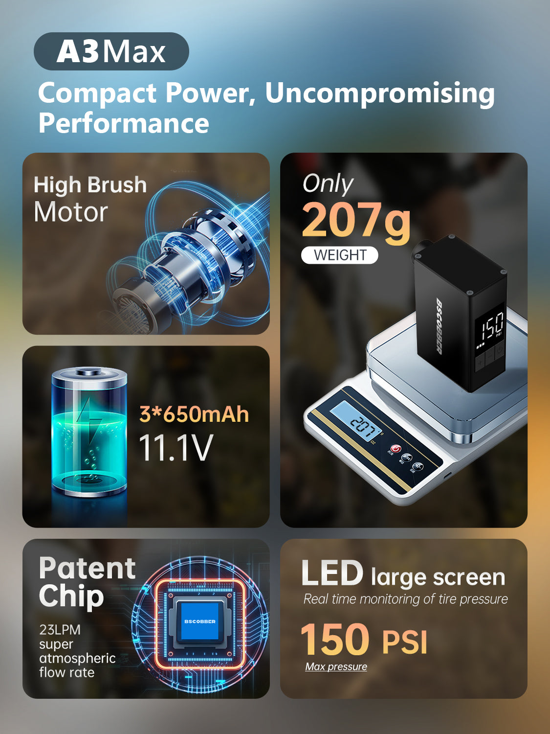 tire inflator electric A3Max electric pump for cycle