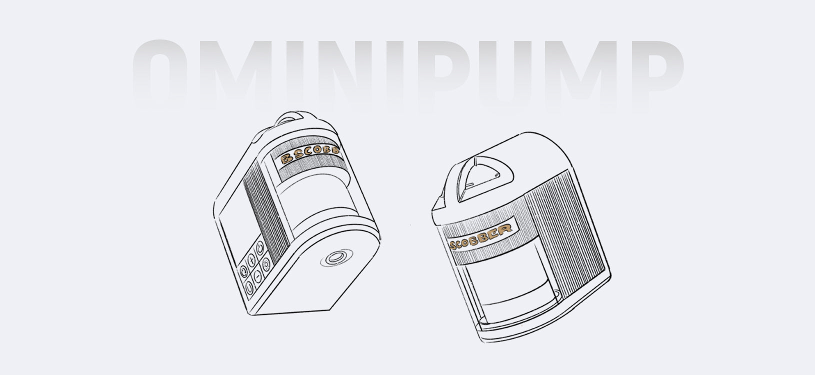 O1 mini air pump shown from multiple angles – portable, durable, and ideal for cycling, hiking, and outdoor adventures.
