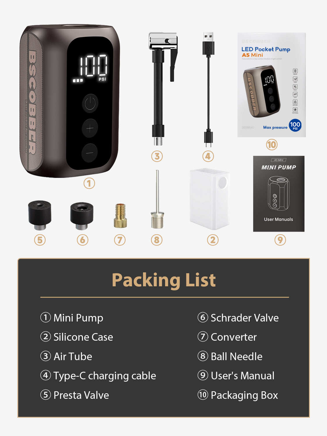 bike pump air a5mini