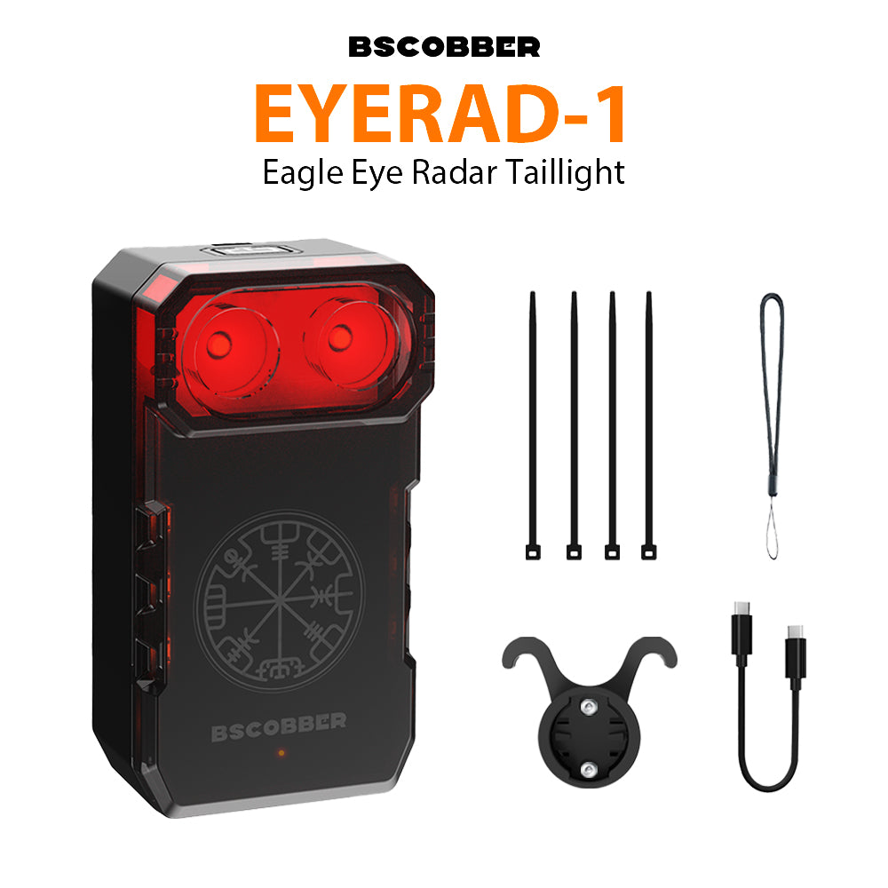 bscobber eyerad-1 radar tail light bike