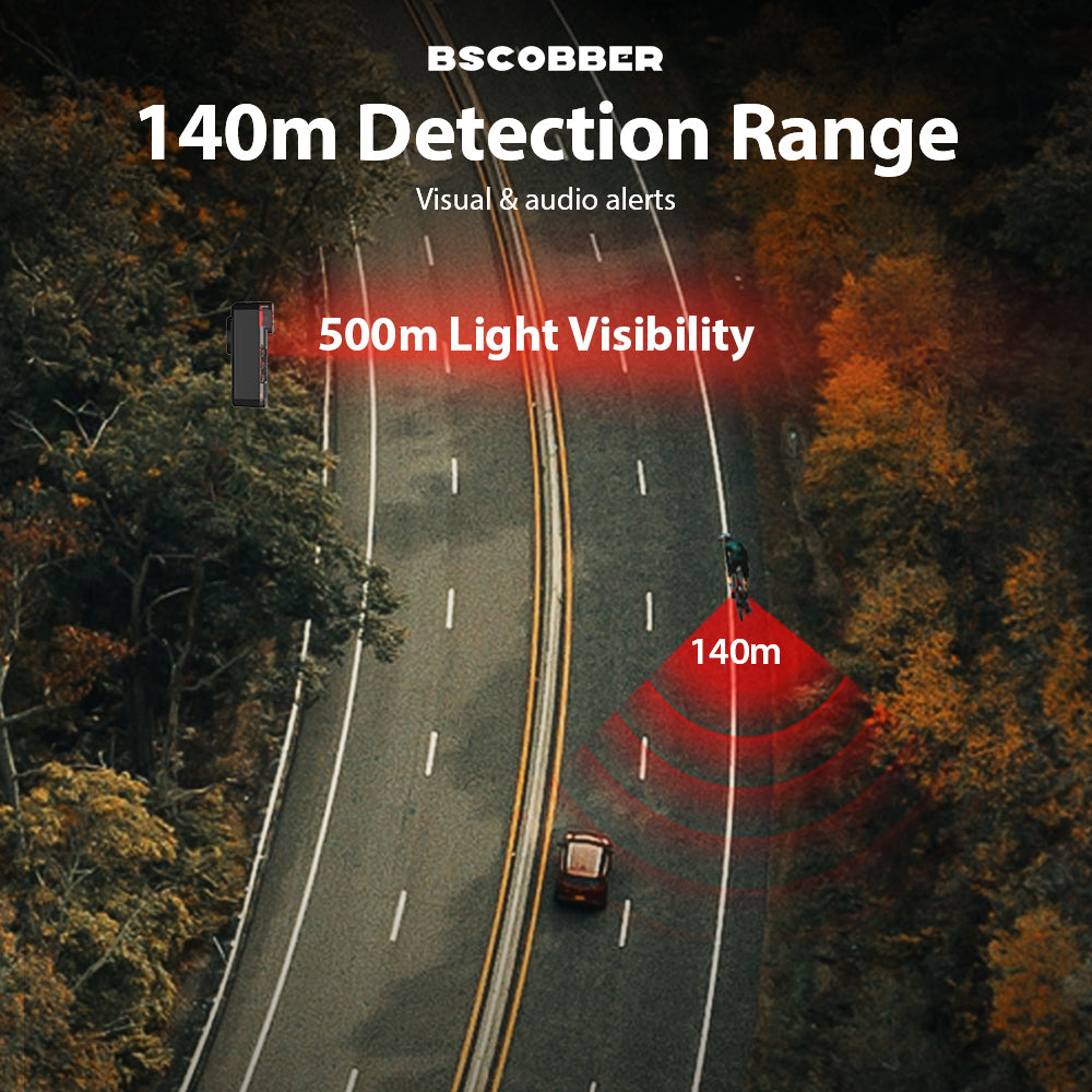 bscobber eyerad-1 radar with tail light 140m detection range