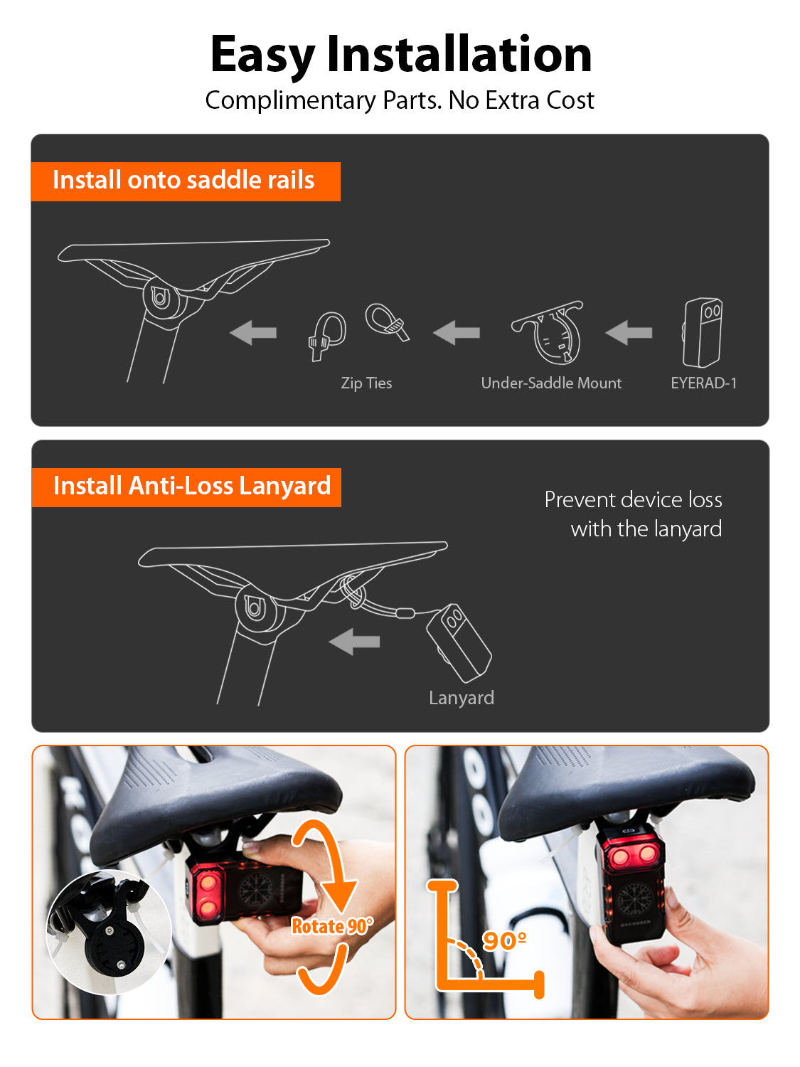 tail light radar easy installation